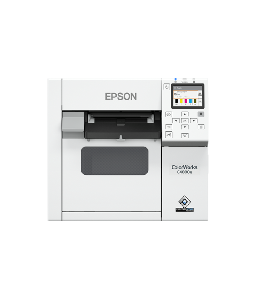 Imprimante Epson C4000 noir mat avec ecran tactile