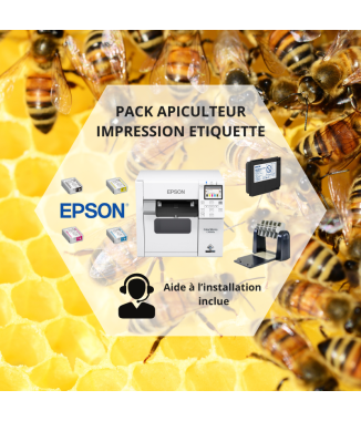 pack impression étiquette miel pour apiculteur