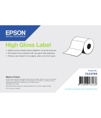 Papier brillant adhesif continu  102mm