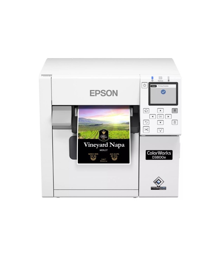 Epson ColorWorks D3800 : Imprimante Étiquettes Couleur | Stock & Promo