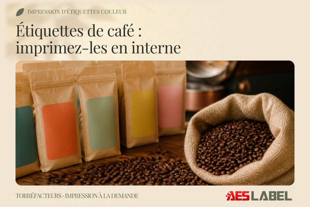 étiquette torréfacteur impression